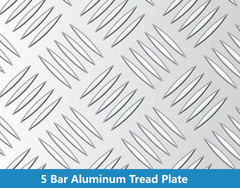 5 Bar Aluminum Tread Plate